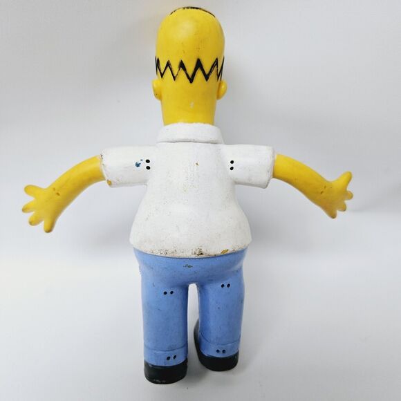 THE SIMPSONS HOMER 6" BART 4 1/2" LISA 4" BENDIE BENDABLE POSEABLE FIGURES - Picture 3 of 11